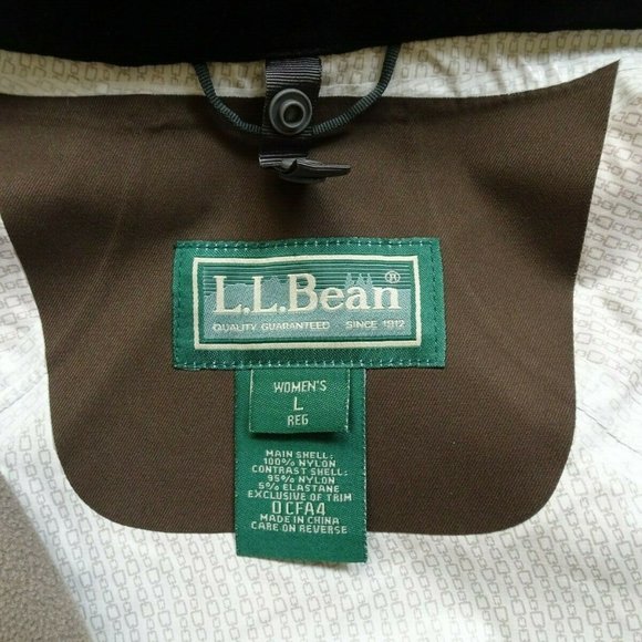 LL Bean Women All Season Jacket Large Removable Polartec Liner Waterproof Shell - Picture 12 of 12